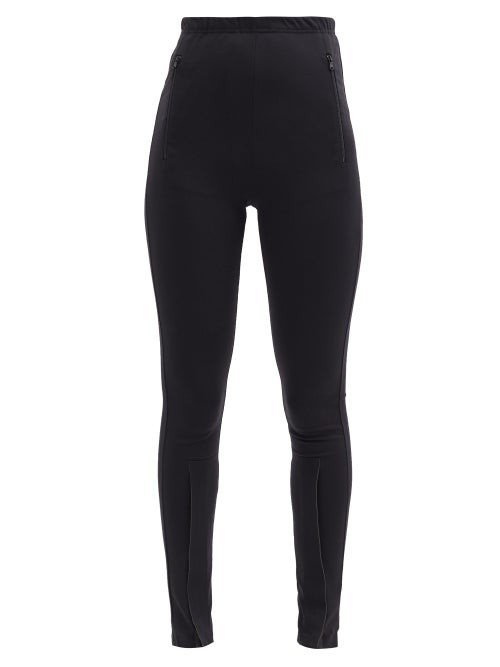 Wardrobe. nyc - Release 05 High-rise Zipped-cuff Leggings - Womens - Black | Matches (US)