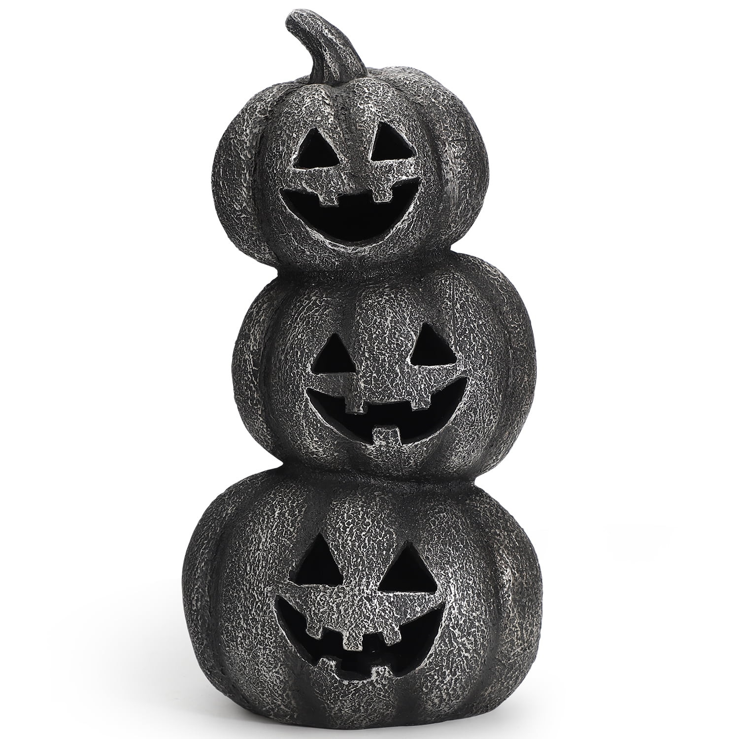 Ayieyill Halloween Pumpkin Decorations, Stacked Pumpkins with Color-Changing LED for Halloween De... | Walmart (US)