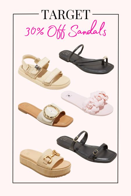Target Sale - 30% off sandals! 

#LTKsalealert #LTKxTarget #LTKshoecrush