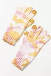 Tie-Dye Flat Knit Tech Glove | Urban Outfitters (US and RoW)
