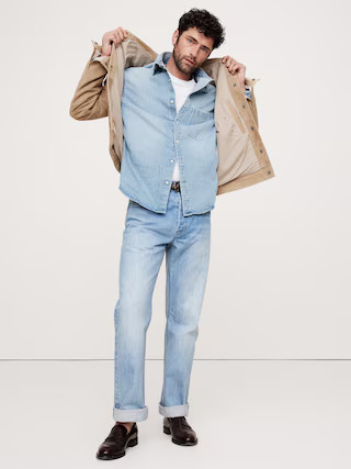 Relaxed-Fit Denim Shirt | Banana Republic (US)