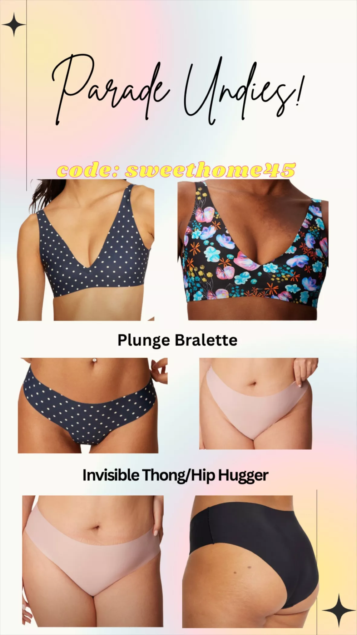 COTTON PLUNGE BRALETTE curated on LTK