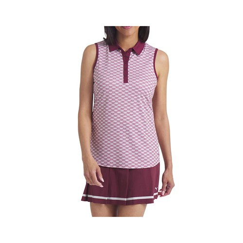Women's Puma CLOUDSPUN Scallop Sleeveless Polo | Scheels