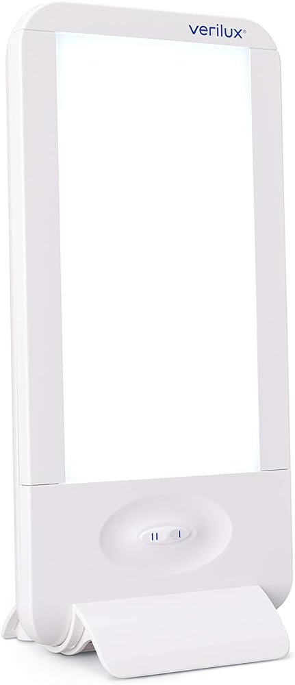 Verilux HappyLight Full-Size - UV-Free Therapy Lamp, Bright White Light with 10,000 Lux, Adjustab... | Amazon (US)
