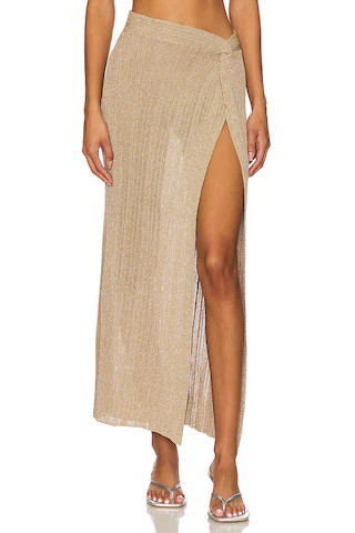 LSPACE Heart Of Gold Skirt in Metallic Gold from Revolve.com | Revolve Clothing (Global)