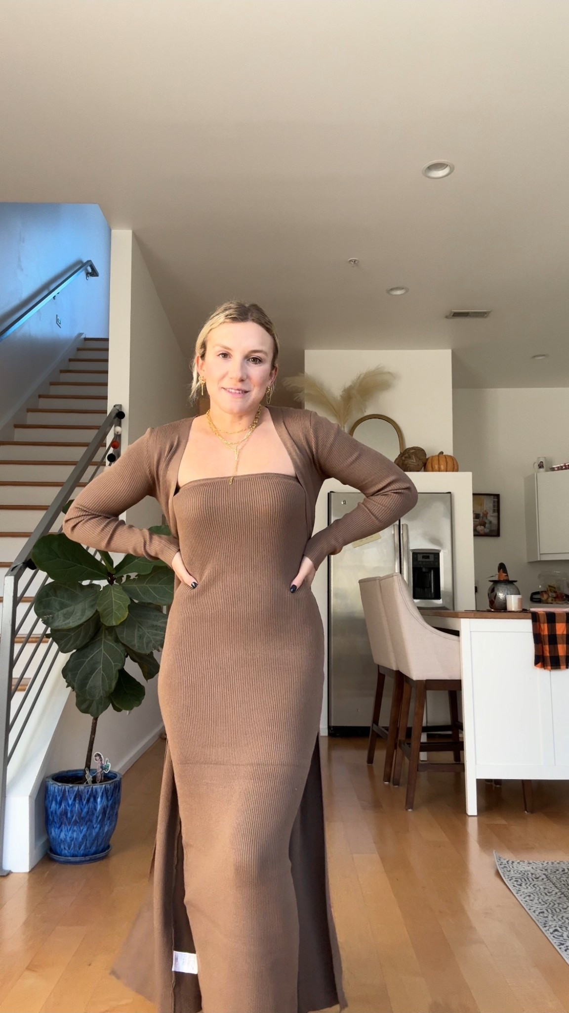 The perfect fall/winter dress set 

#LTKSeasonal #LTKFindsUnder100