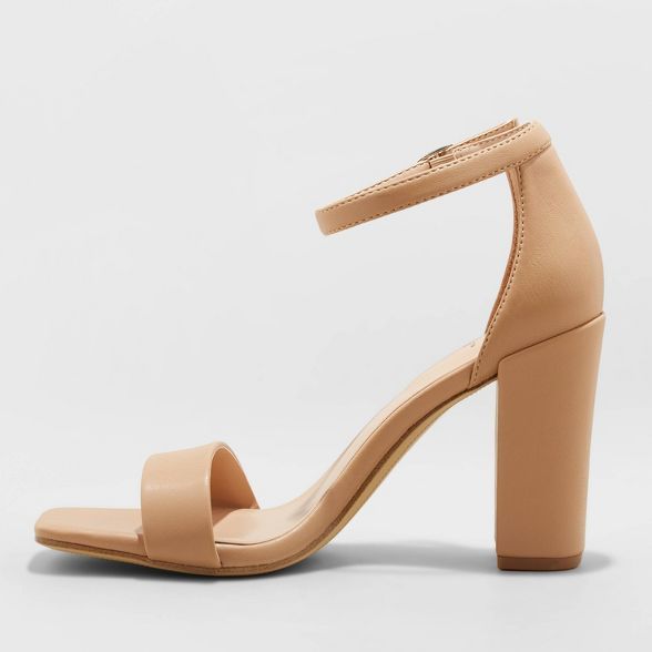 Women's Ema Square Toe Heels - A New Day™ | Target