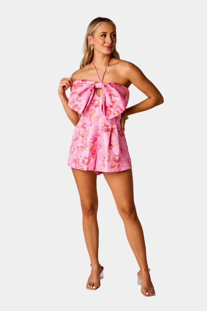 Kira Halter Romper - After Party | BuddyLove