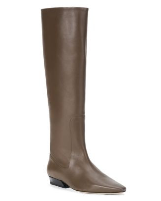 STAUD Women's Wally Leather Flat Boots  | Bloomingdale's Shoes | Bloomingdale's (US)