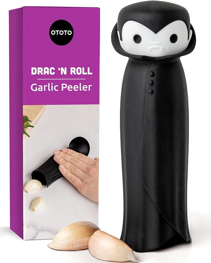OTOTO Drac N' Roll Vampire Garlic Roller, Silicone Garlic Peeler Tube, Silicone Tube Roller for H... | Amazon (US)