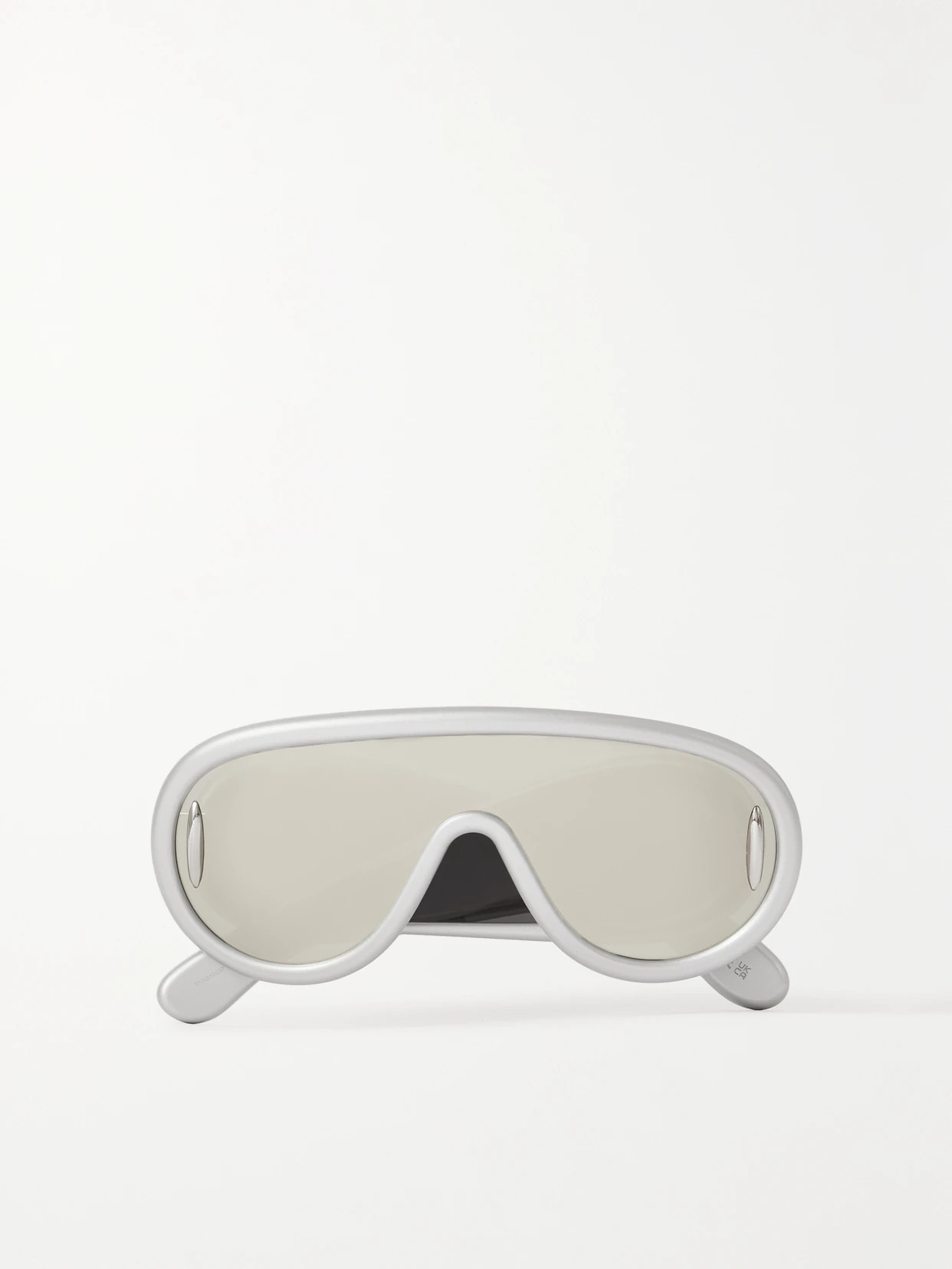 Loewe - Mirrored Nylon Mask Sunglasses - Silver | NET-A-PORTER (US)