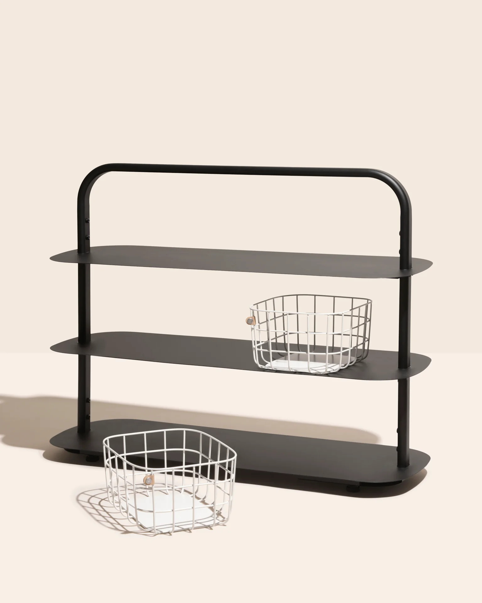 Entryway Rack + 2 Medium Baskets | Open Spaces | Open Spaces
