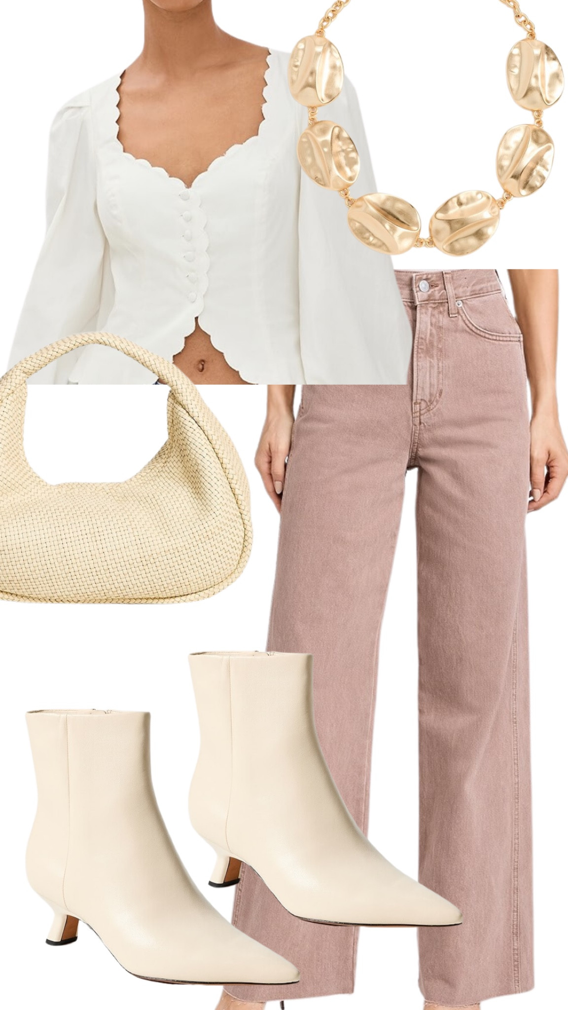 The perfect transition to fall outfit! Reach for lighter neutrals if you are wanting to ease into fall fashion!🤍

#LTKNYFW #LTKFallSale #LTKSeasonal