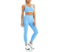 Two Peice Workout Yoga Gym Activewear Set | Amazon (US)