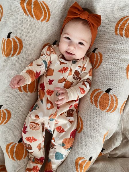 Our Fall baby! Cute autumn onesie with matching bow from target! #babygirl 

#LTKbaby #LTKSeasonal #LTKHalloween