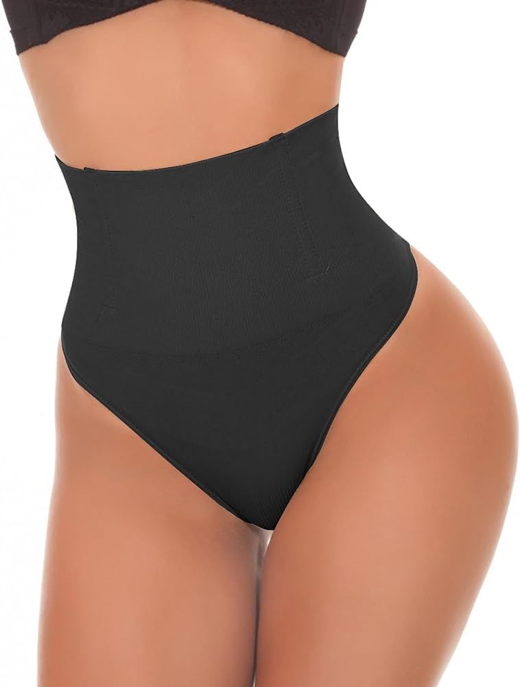 SEXYWG Women Waist Cincher Girdle Tummy Control Thong Panty Slimmer Body Shaper | Amazon (US)