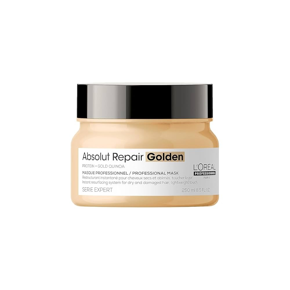 L'Oréal Professionnel Paris Absolut Repair Golden Mask - Repairs Damage & Provides Shine For Fin... | Amazon (US)