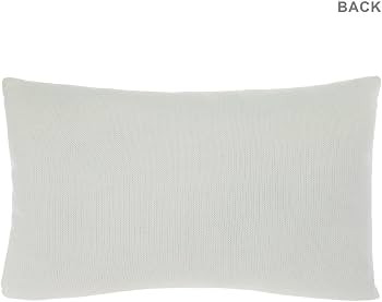 Hobby Lobby Sweater Weather Throw Pillow, White and Orange, 10x16 Inch | Amazon (US)