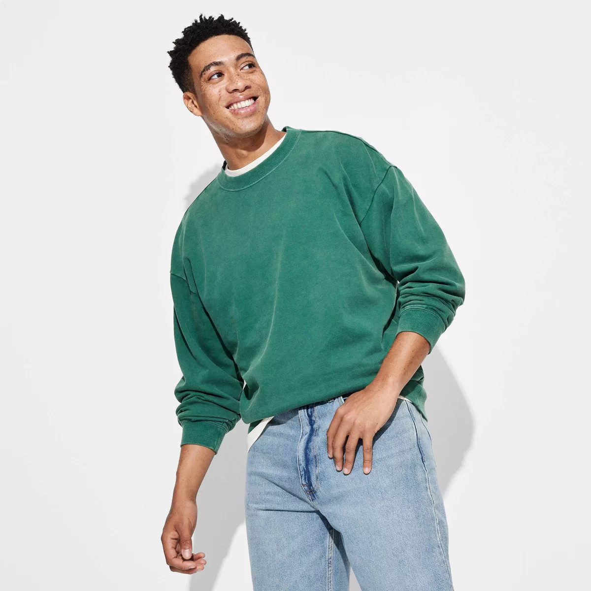 Men's Pullover Sweatshirt - Original Use™ Green XXL | Target