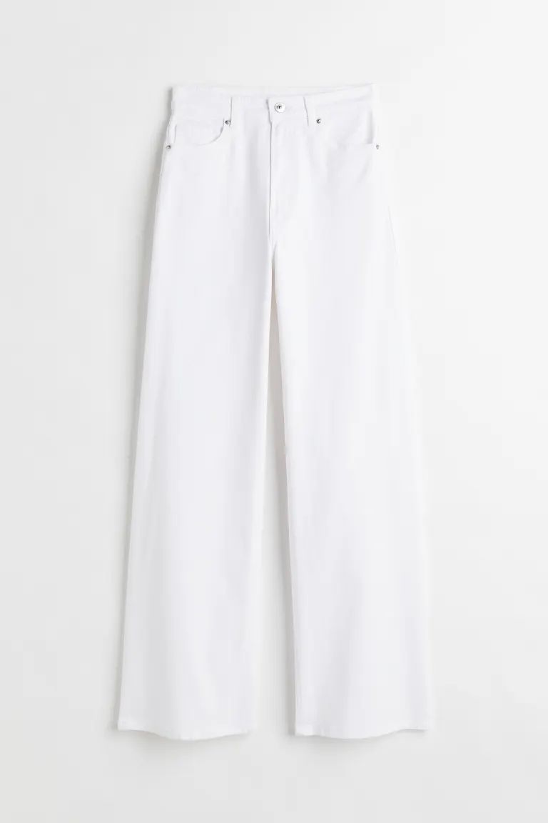 Wide-leg Twill Pants | H&M (US)