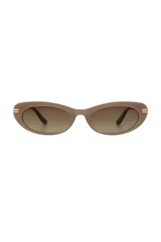 Banbe Rae Sunglasses in Taupe & Brown from Revolve.com | Revolve Clothing (Global)