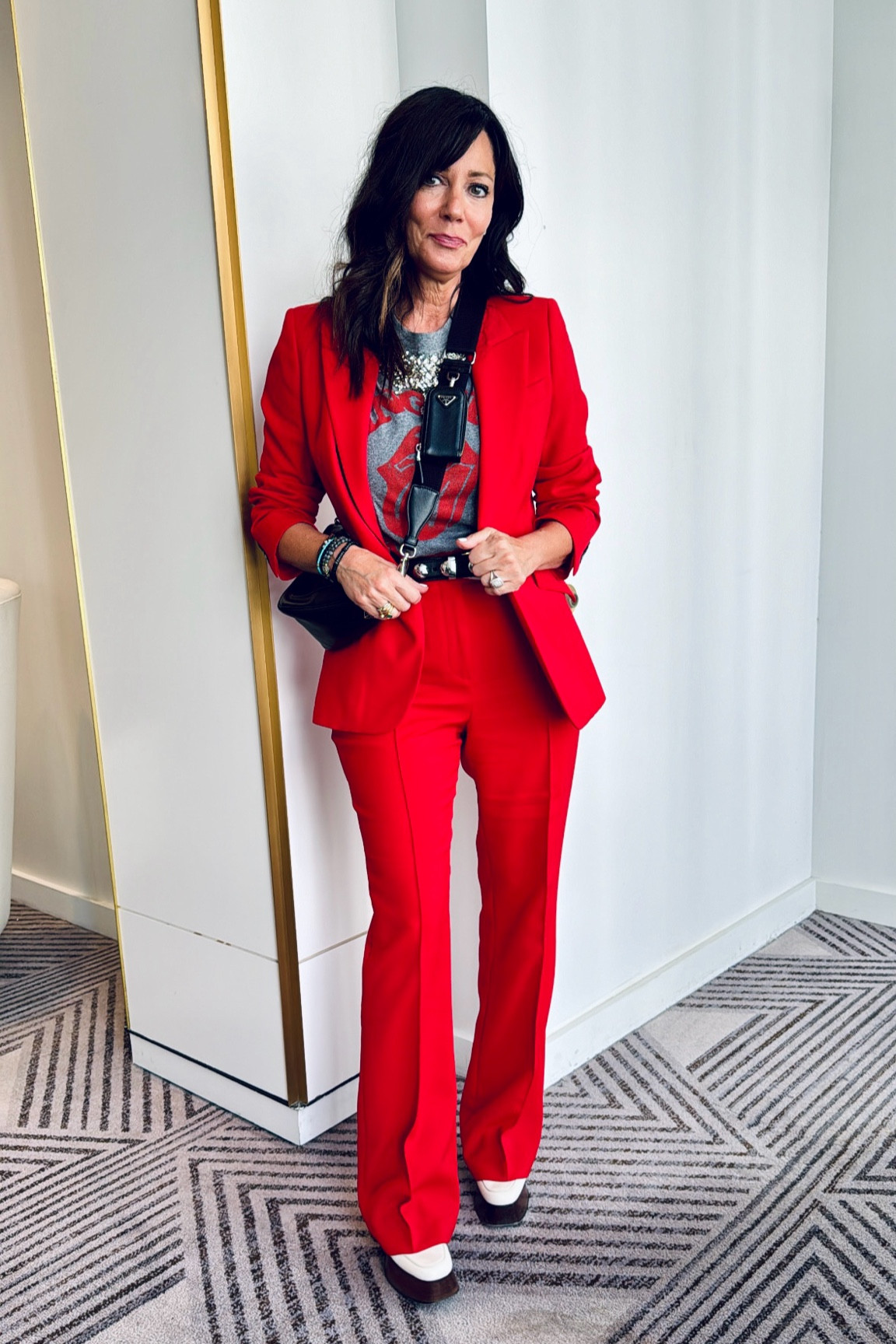 LTKCon 2024 ootd 
My suit is on sale!  

Reiss red blazer 
Reiss red pants 

#LTKOver40 #LTKCon #LTKFallSale