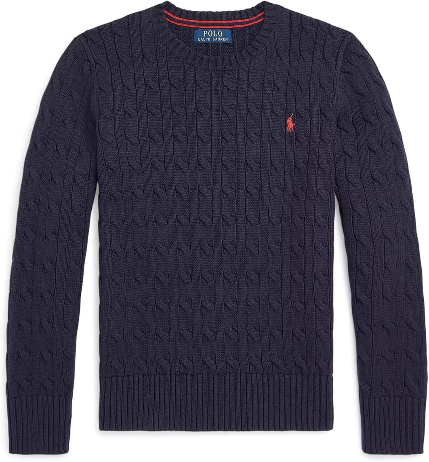 Polo Ralph Lauren Boy's Cable-Knit Crewneck Sweater | Amazon (US)