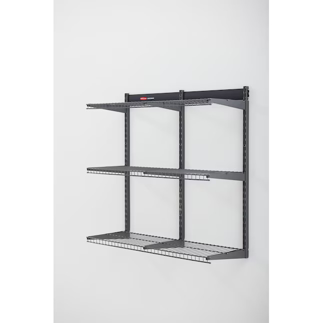 Rubbermaid FastTrack Garage 16-Piece Black Steel Multipurpose Storage Rail System | Lowe's