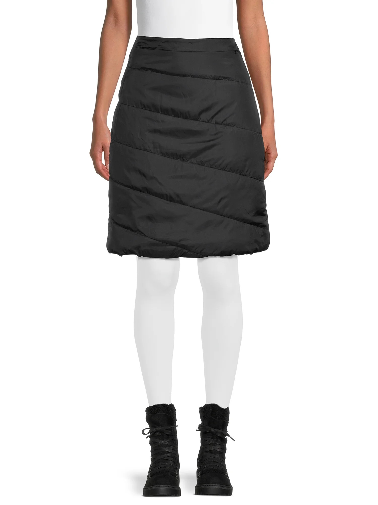 Swiss Tech Women's 23" Quilted Ski Skirt - Walmart.com | Walmart (US)