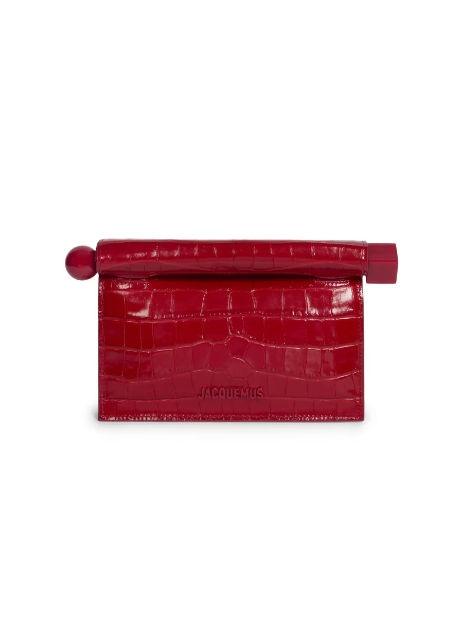La Petite Pochette Leather Clutch | Saks Fifth Avenue
