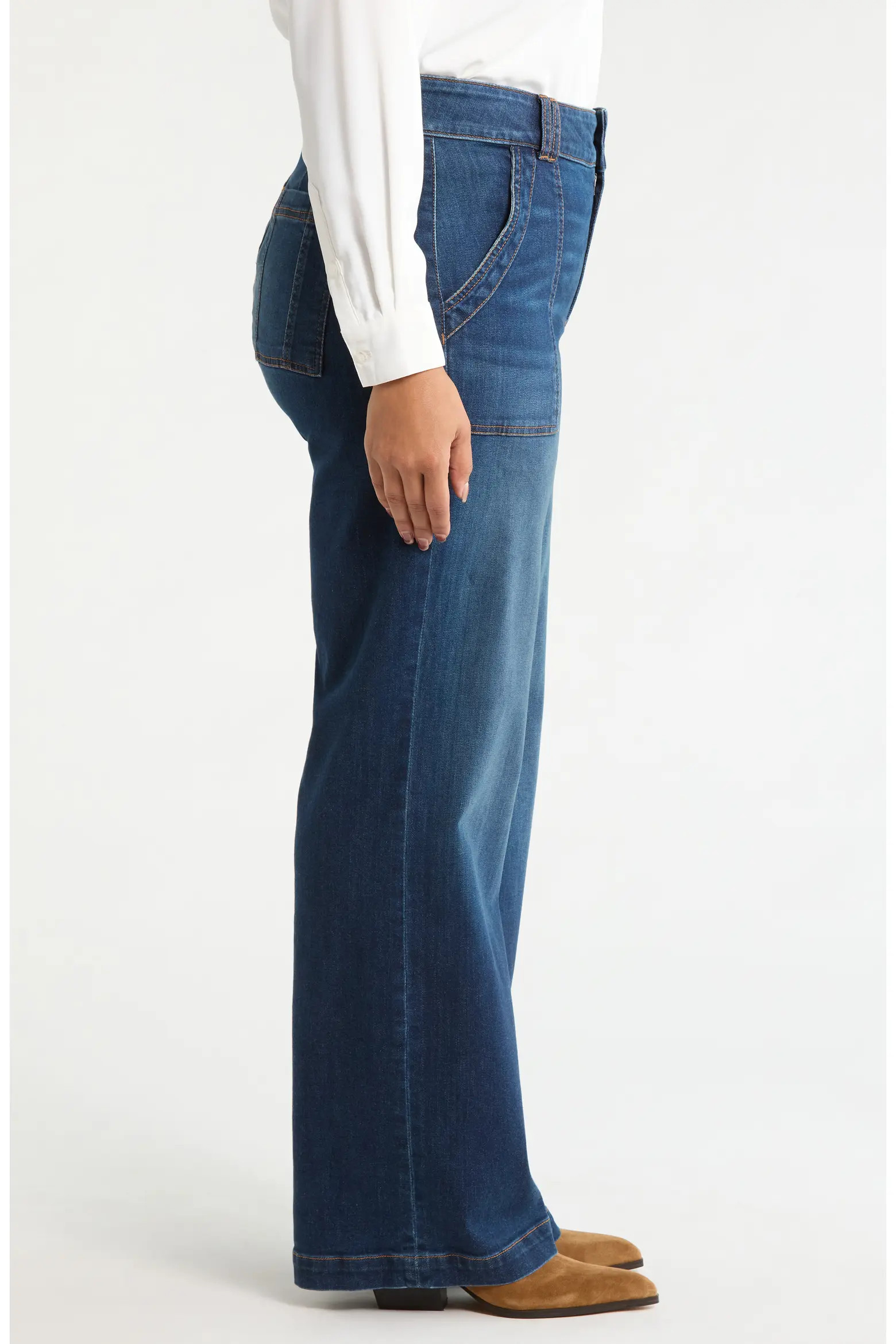 Jodi High Waist Wide Leg Utility Jeans (Women) | Nordstrom | Nordstrom