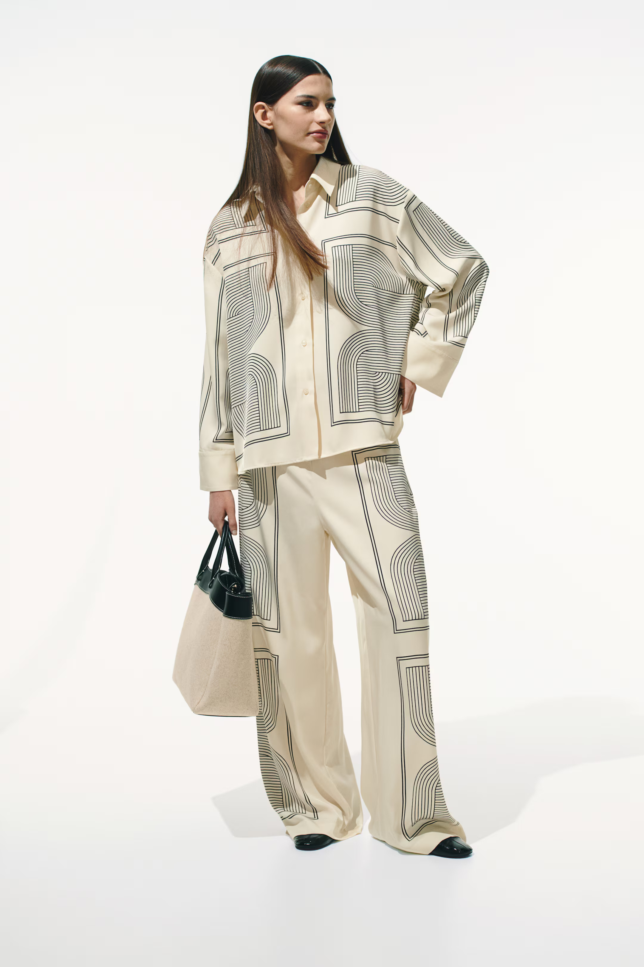 Printed twill shirt | H&M (UK, MY, IN, SG, PH, TW, HK)