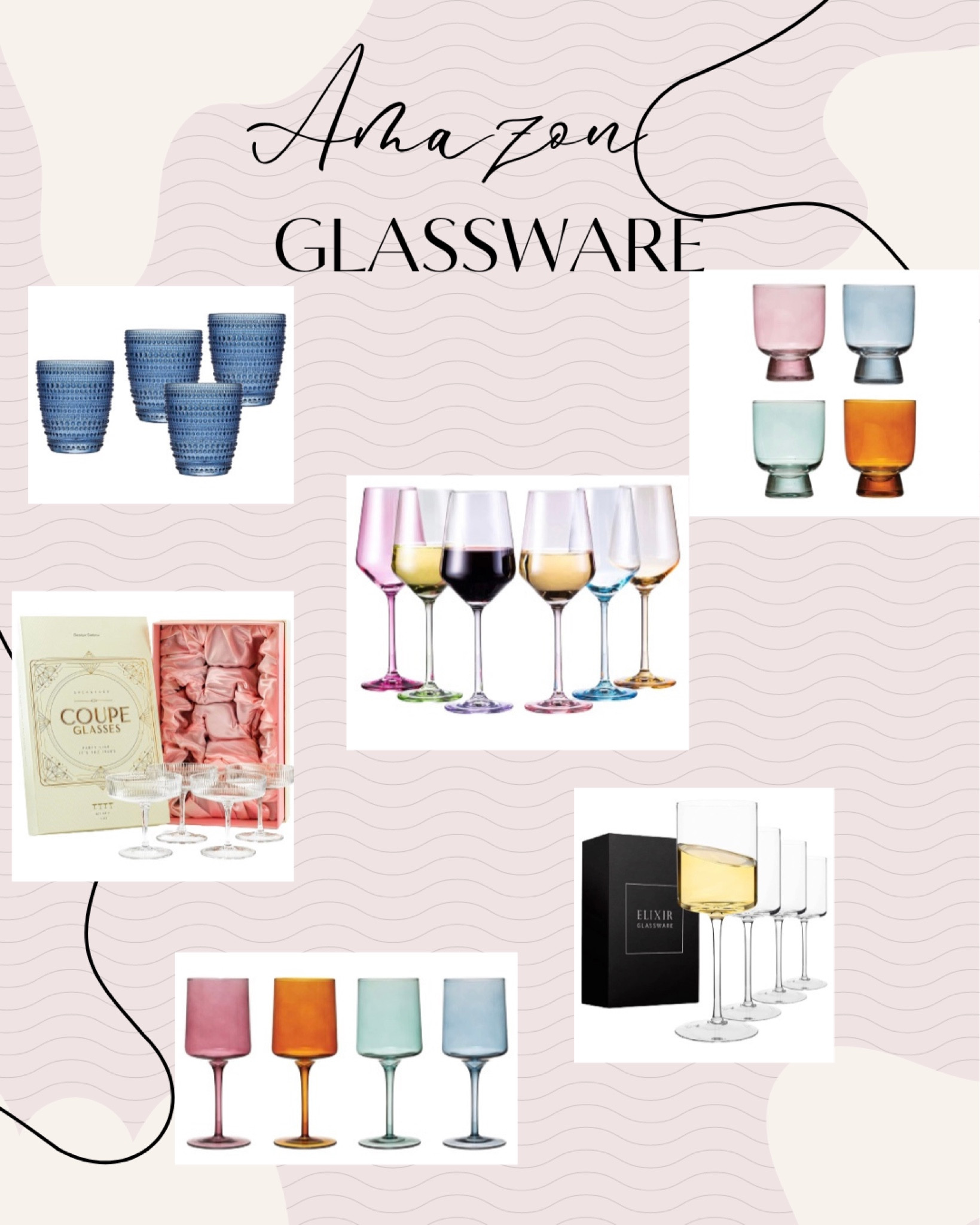 Some of my favorite Amazon glassware. 

#LTKFind #LTKhome #LTKunder100