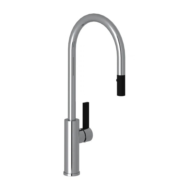 Tuario Pull-Down Single Handle Kitchen Faucet with Accessories | Wayfair Professional