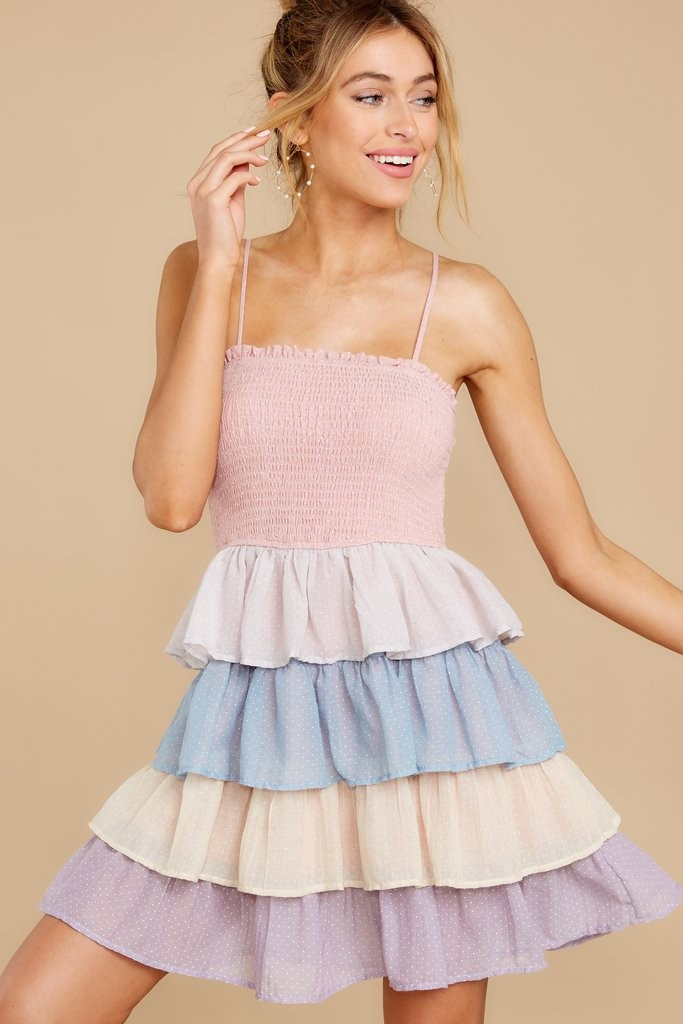 More Than A Feeling Pink Multi Dress | Red Dress 