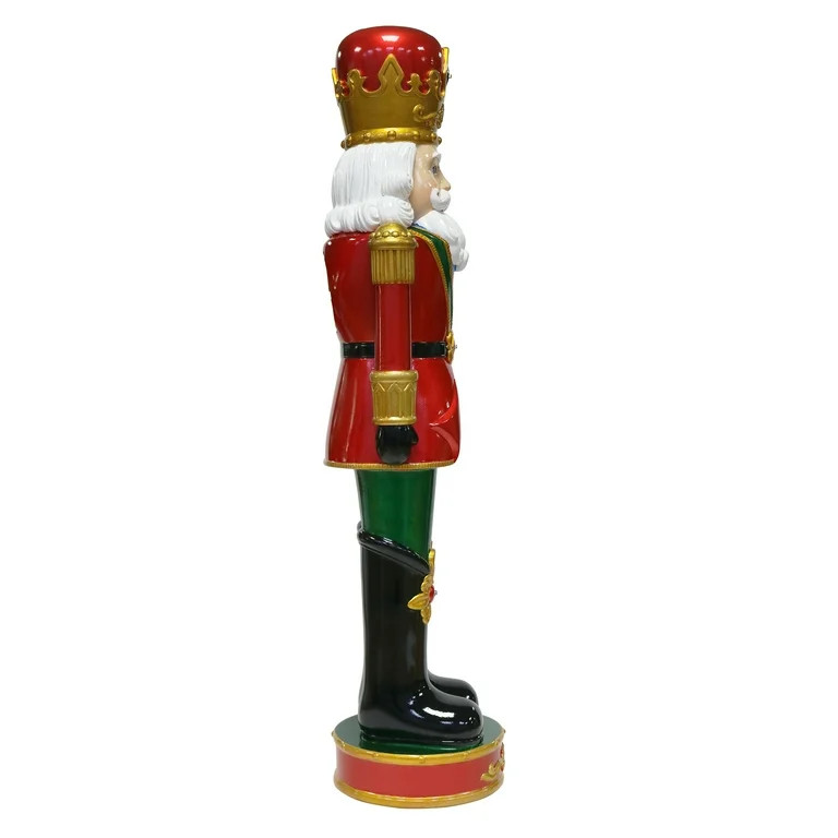 32 in Christmas Nutcracker with LED Lights up in Metallic Color, by Holiday Time | Walmart (US)