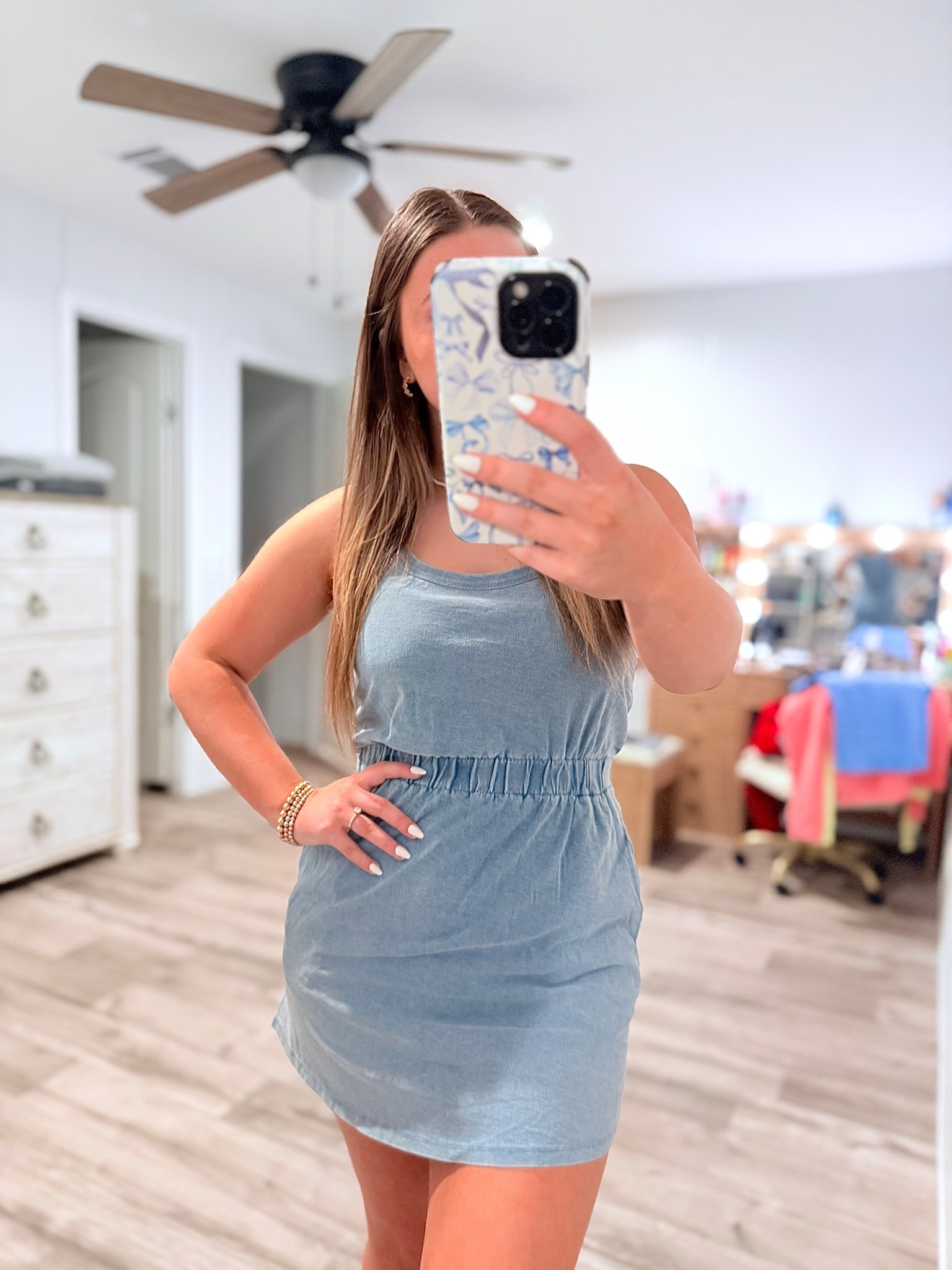 Cutie little denim dress!!

#LTKgrwm #LTKootd #LTKPetite