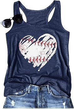 Womens Vintage Graphic Racerback Tank Tops Summer Beach Vacation Tank Cami Casual Loose Workout Y... | Amazon (US)