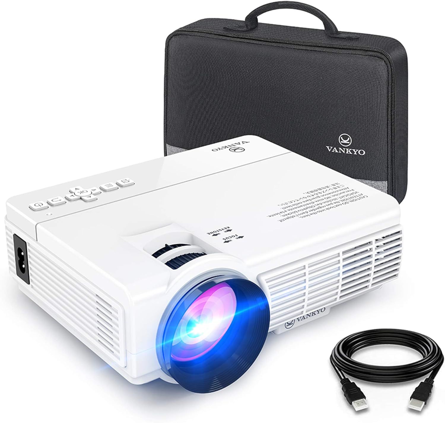 VANKYO LEISURE 3 Mini Projector, 1080P and 170'' Display Supported, Portable Movie Projector with... | Amazon (US)