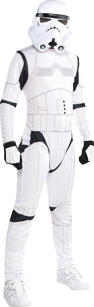 Costumes USA Star Wars Stormtrooper Costume for Boys, Includes a Black and White Jumpsuit and a M... | Amazon (US)