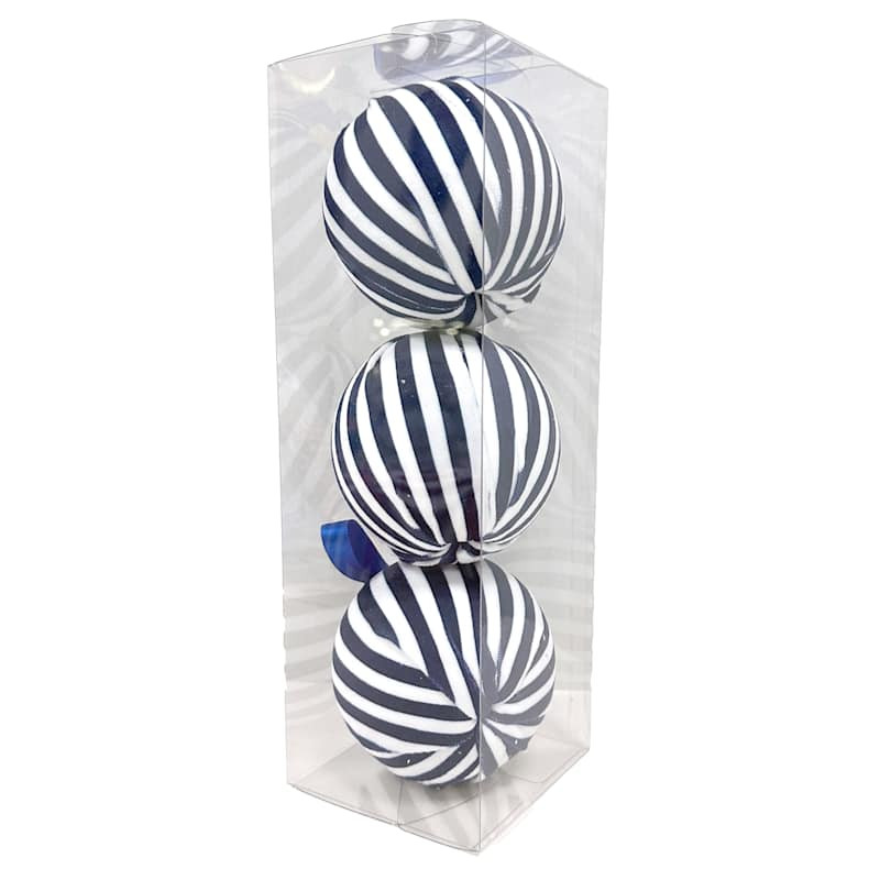 Shop all  Honeybloom




Homespun Patriotic 3-Count Blue Striped Fabric Wrapped Ornament, 80mm

... | At Home