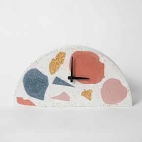 Pretti.Cool Terrazzo Mantel Clock | West Elm (US)