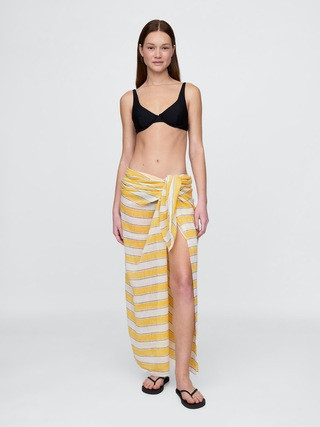 Linen-Cotton Striped Sarong | Gap (US)