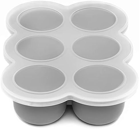 WeeSprout Silicone Baby Food Freezer Tray with Clip-on Lid - Perfect Storage Container for Homemade  | Amazon (US)