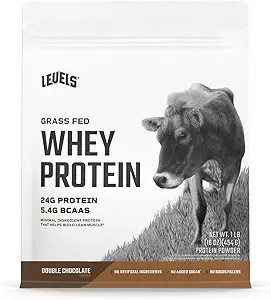 Levels Grass Fed Whey Protein, No Artificials, 24G of Protein, Double Chocolate, 1LB       Send t... | Amazon (US)