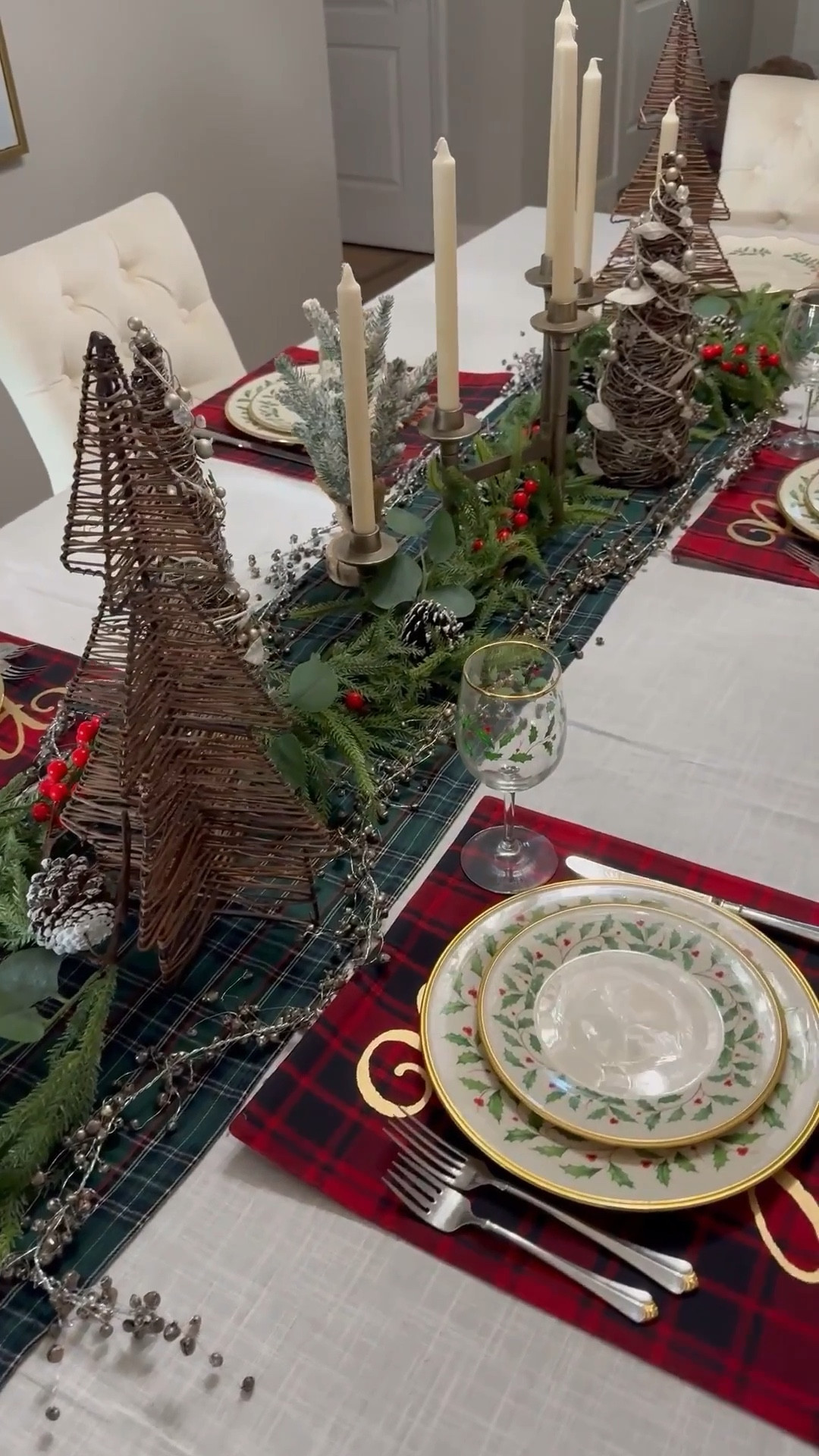 Ready for Christmas Eve dinner!  Christmas tablescape, home for the holidays 

#LTKHoliday #LTKHome #LTKdayinmylife
