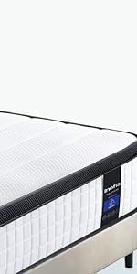 Inofia Twin Mattress, 10 Inch Hybrid Innerspring Single Mattress Cool Twin Bed Supportive & Press... | Amazon (US)