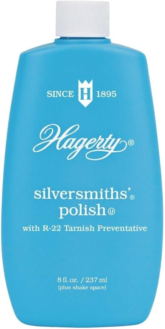 Hagerty Silversmiths' Polish, Professional Silver Cleaner and Tarnish Remover for Jewelry, Silver... | Amazon (US)