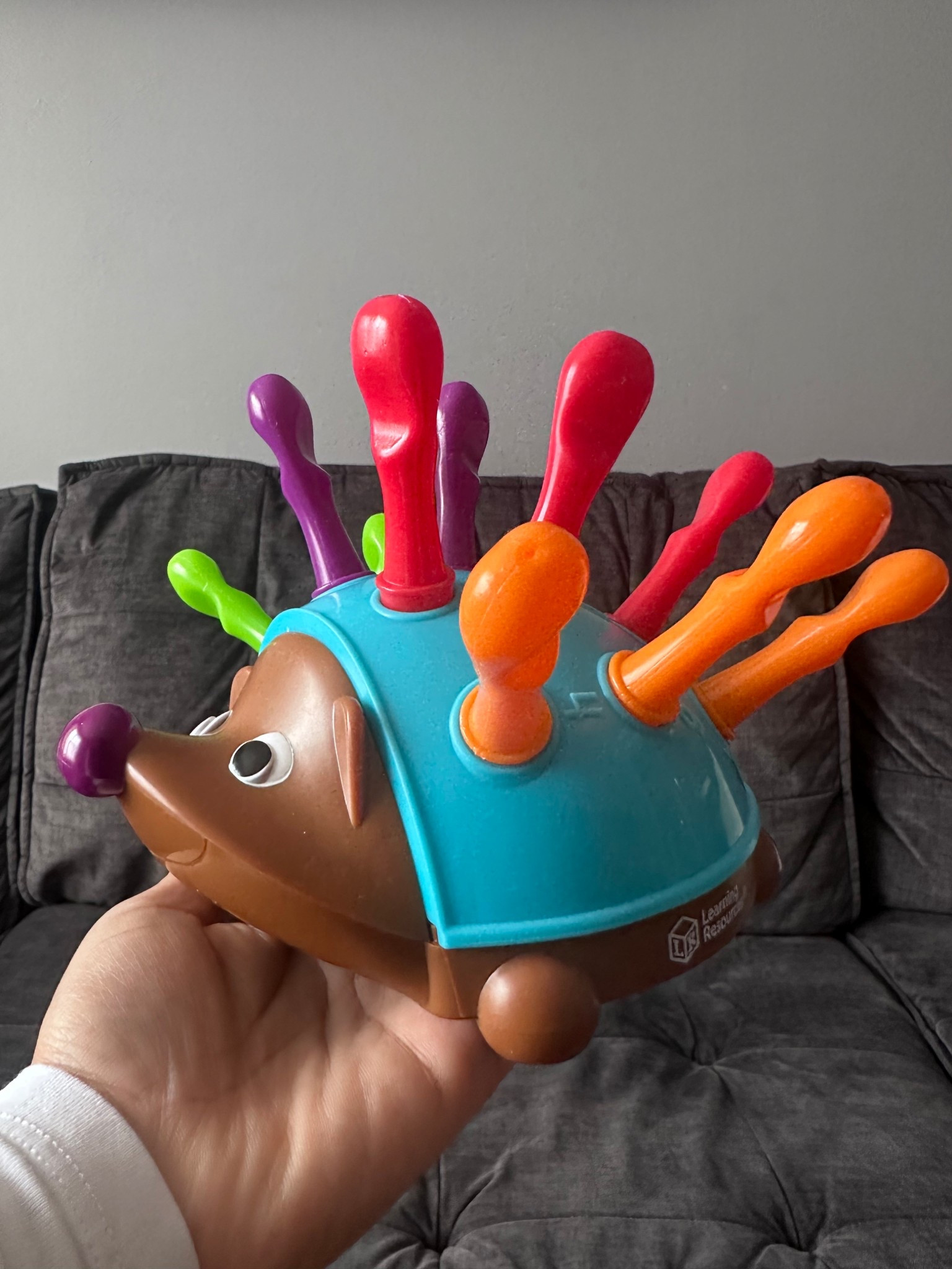 Tiny hands, big skills! Spike the Fine Motor Hedgehog is the perfect way to boost fine motor development, hand-eye coordination, and sensory play for little ones. My 18-month-old can’t get enough of poking and prodding his colorful spikes—Montessori-approved and so fun! 🌈✨


#FineMotorSkills #MontessoriToddler #SensoryPlay #LearningThroughPlay #ToddlersOfInsta

#LTKmomlife #LTKKids #LTKSaleAlert