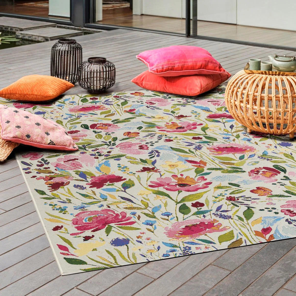 Firman Beachcrest Home Buttercup Wygant Indoor/Outdoor Area Rug | Wayfair North America